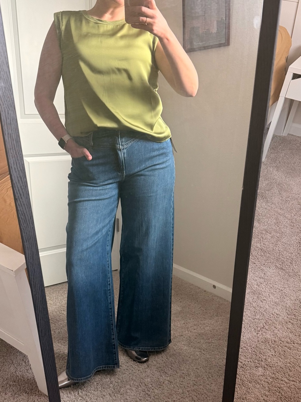 Silver Jeans Women’s High-Rise Wide Leg Jeans in Blue